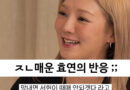 소녀시대 멤버가 꿈이었다는 지예은에게 효연이 한 말